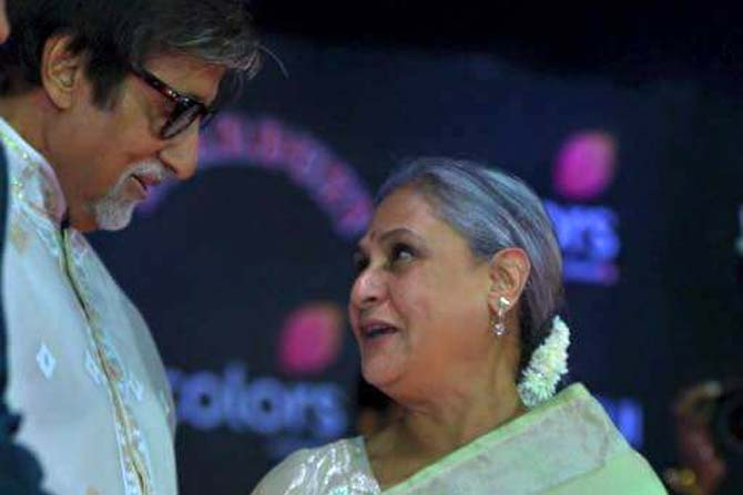 Amitabh Bachchan reacts to Jaya Bachchan winning the Best Parliamentarian Award
