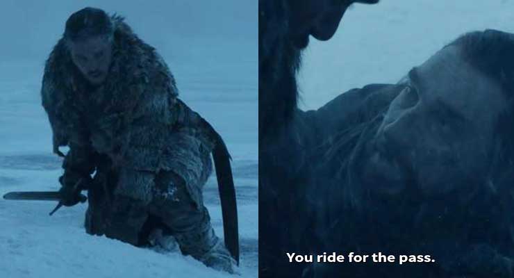 This Is How Benjen Stark Magically Appeared To Rescue Jon Snow From The White Walkers 