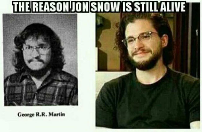 Young George RR Martin Looked Like Jon Snow & It's Pure Sorcery 
