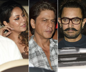 Photos: SRK, wife Gauri, Aamir Khan at Ranbir Kapoor's birthday bash