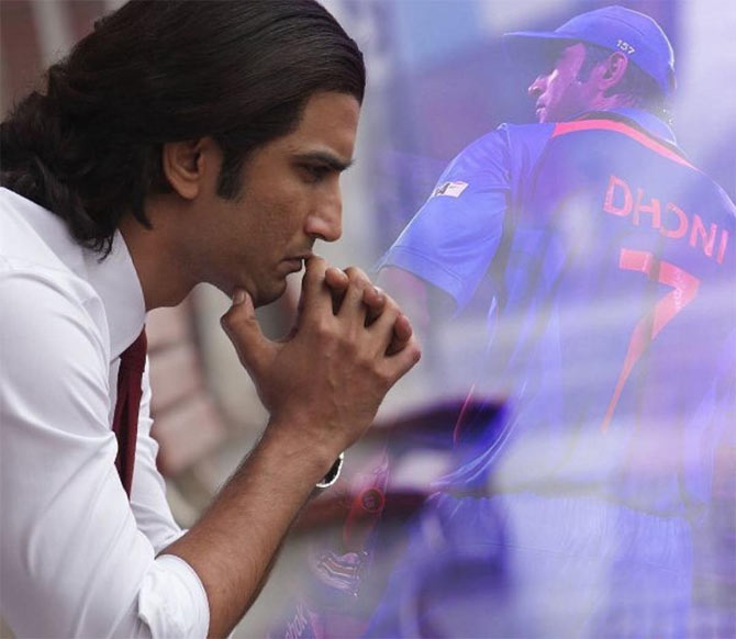 Sushant Singh Rajput in a still from 'MS Dhoni: The Untold Story'