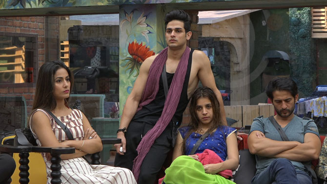 Contestants in the Bigg Boss house